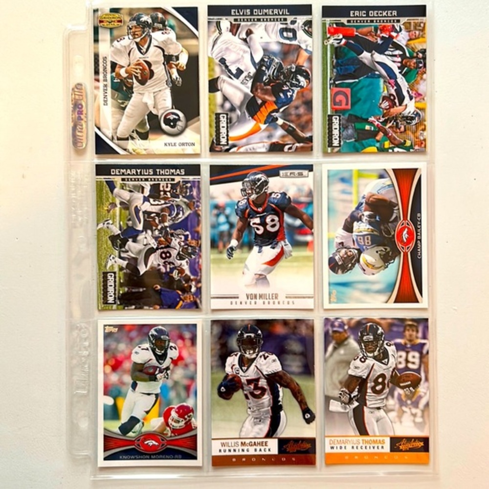 NFL- Denver Broncos Trading Cards